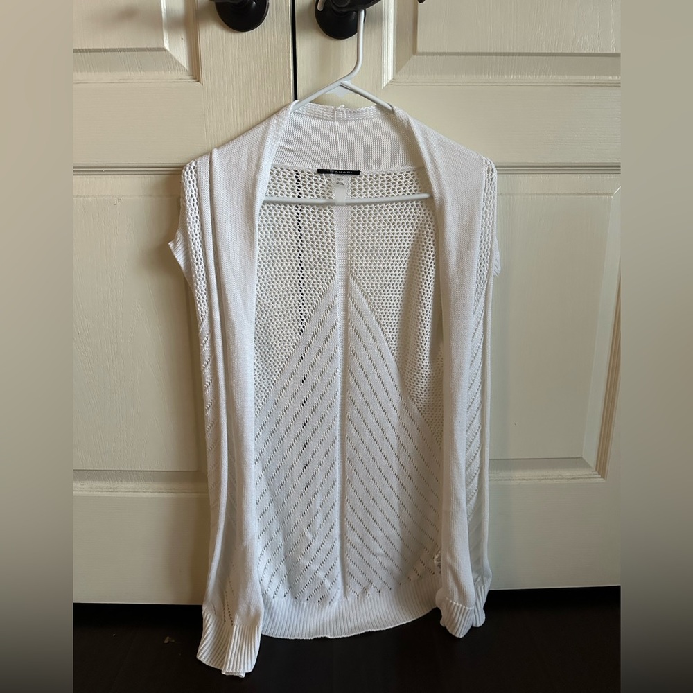 Tahari Ivory Knit Vest